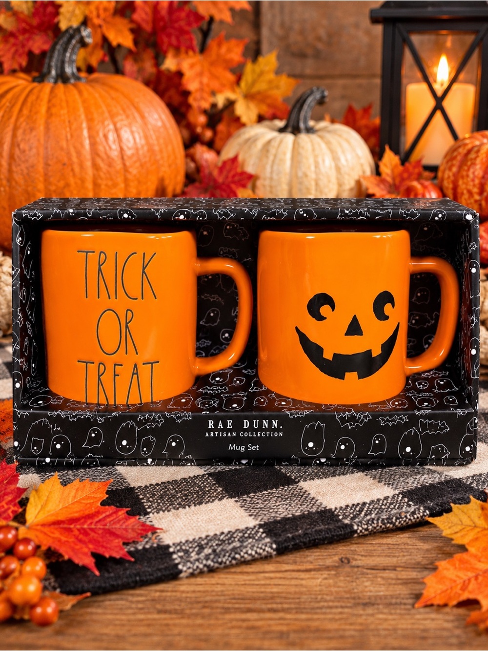 Rae Dunn Halloween 2 piece set